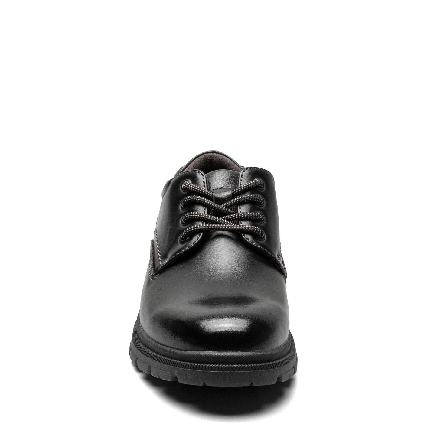 Peltz Shoes  Boy's Florsheim Lookout JR Plain Toe Oxford – Little Kid & Big Kid Black 16688-001