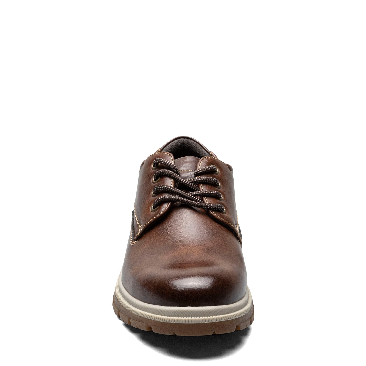 Peltz Shoes  Boy's Florsheim Lookout JR Plain Toe Oxford – Little Kid & Big Kid Chestnut 16688-205
