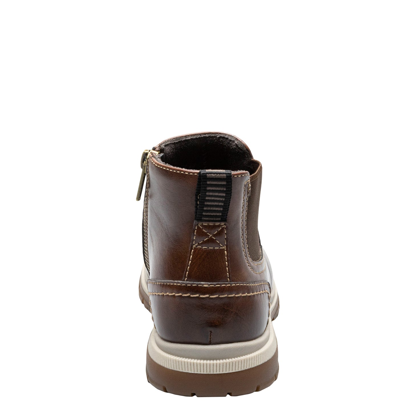 Peltz Shoes  Boy's Florsheim Lookout JR Plain Toe Gore Boot– Little Kid & Big Kid Chestnut 16689-205