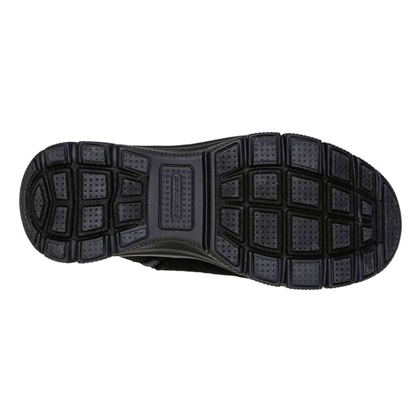 Peltz Shoes  Women's Skechers Relaxed Fit: Easy Going - Moro Street Boot Black 167204-BLK