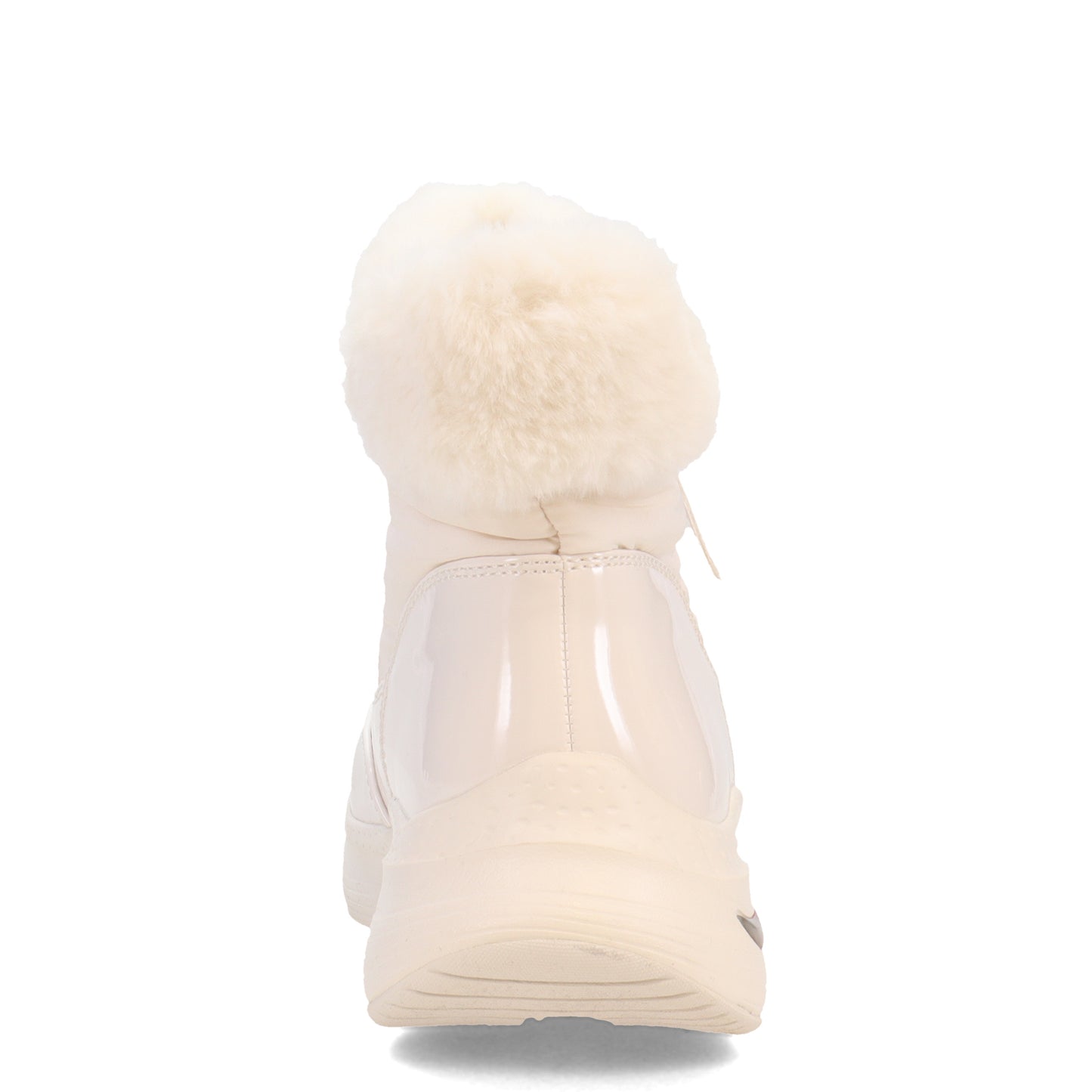 Peltz Shoes  Women's Skechers Arch Fit - Cool Puff Boot Winter White 167252-WWHT