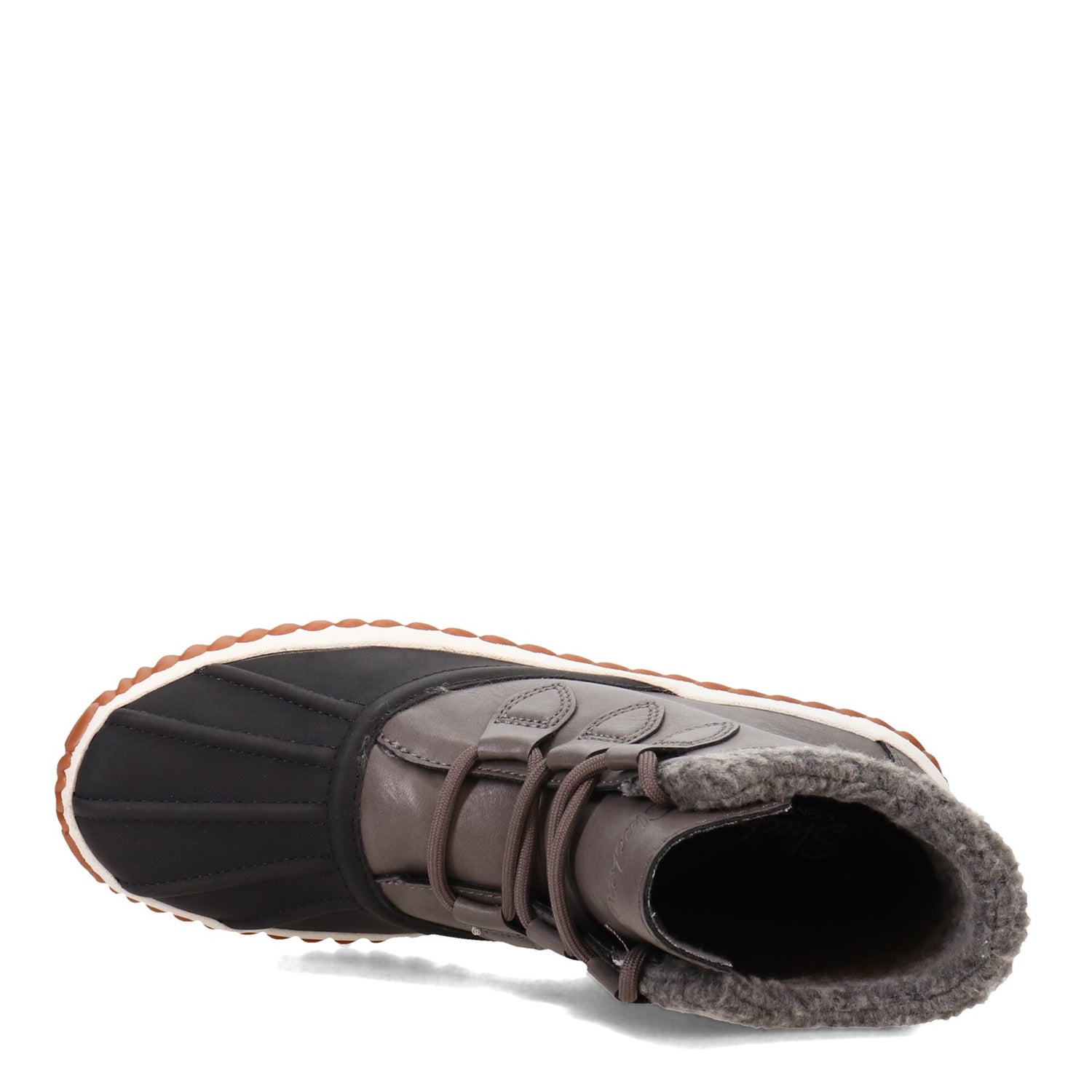 Peltz Shoes  Women's Skechers Jagged Pond Boot Black/Charcoal 167286-BKCC