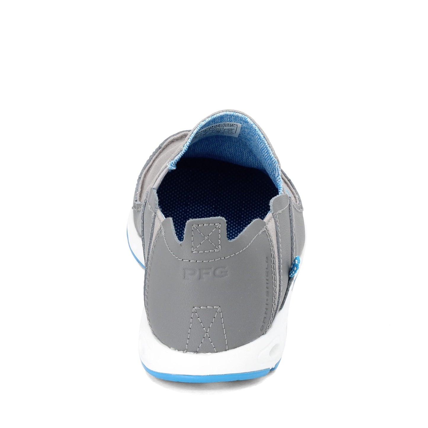 Peltz Shoes  Men's Columbia Bahama Vent PFG Slip-On GREY BLUE 1673141-029