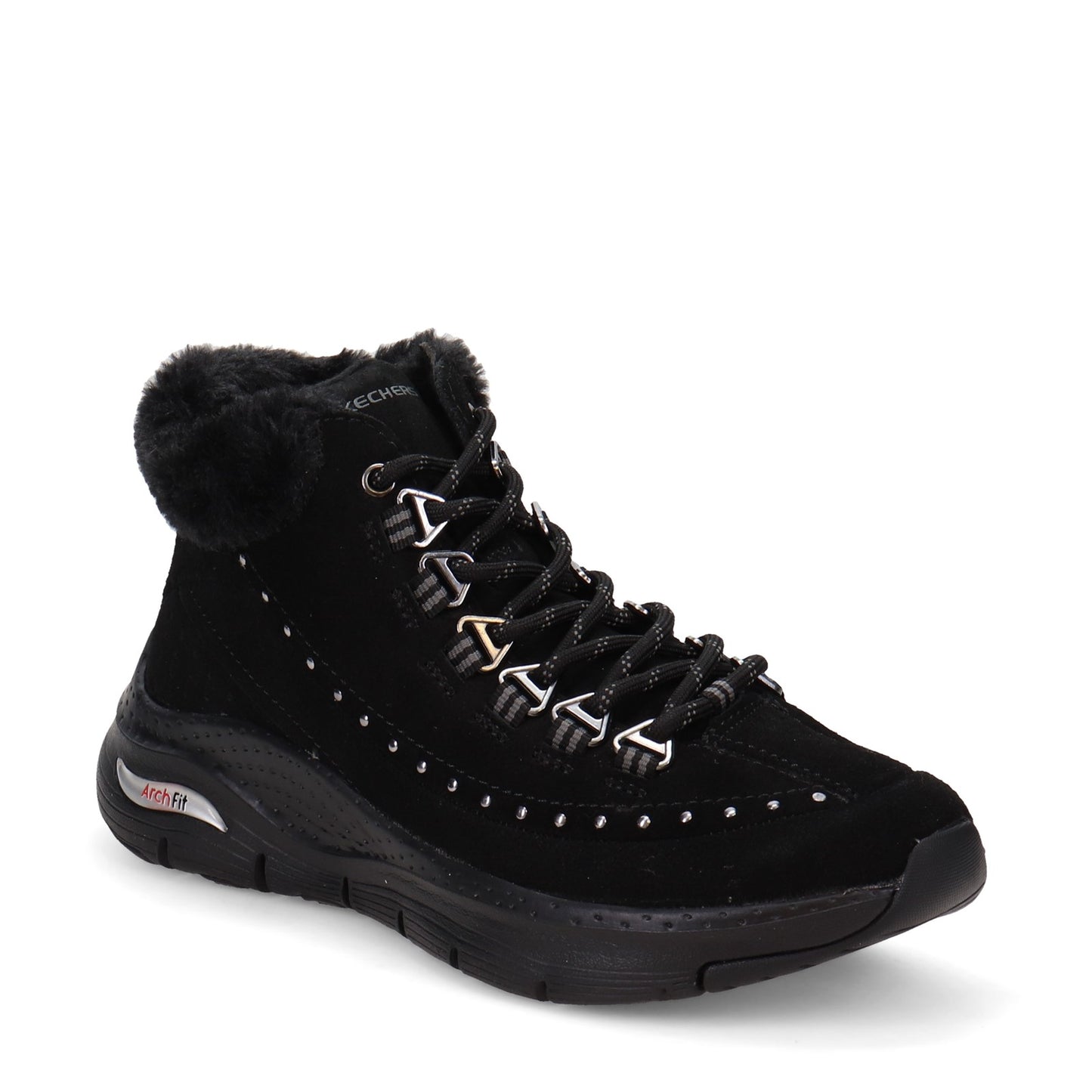 Peltz Shoes  Women's Skechers Arch Fit - Goodnight Boot Black 167325-BBK