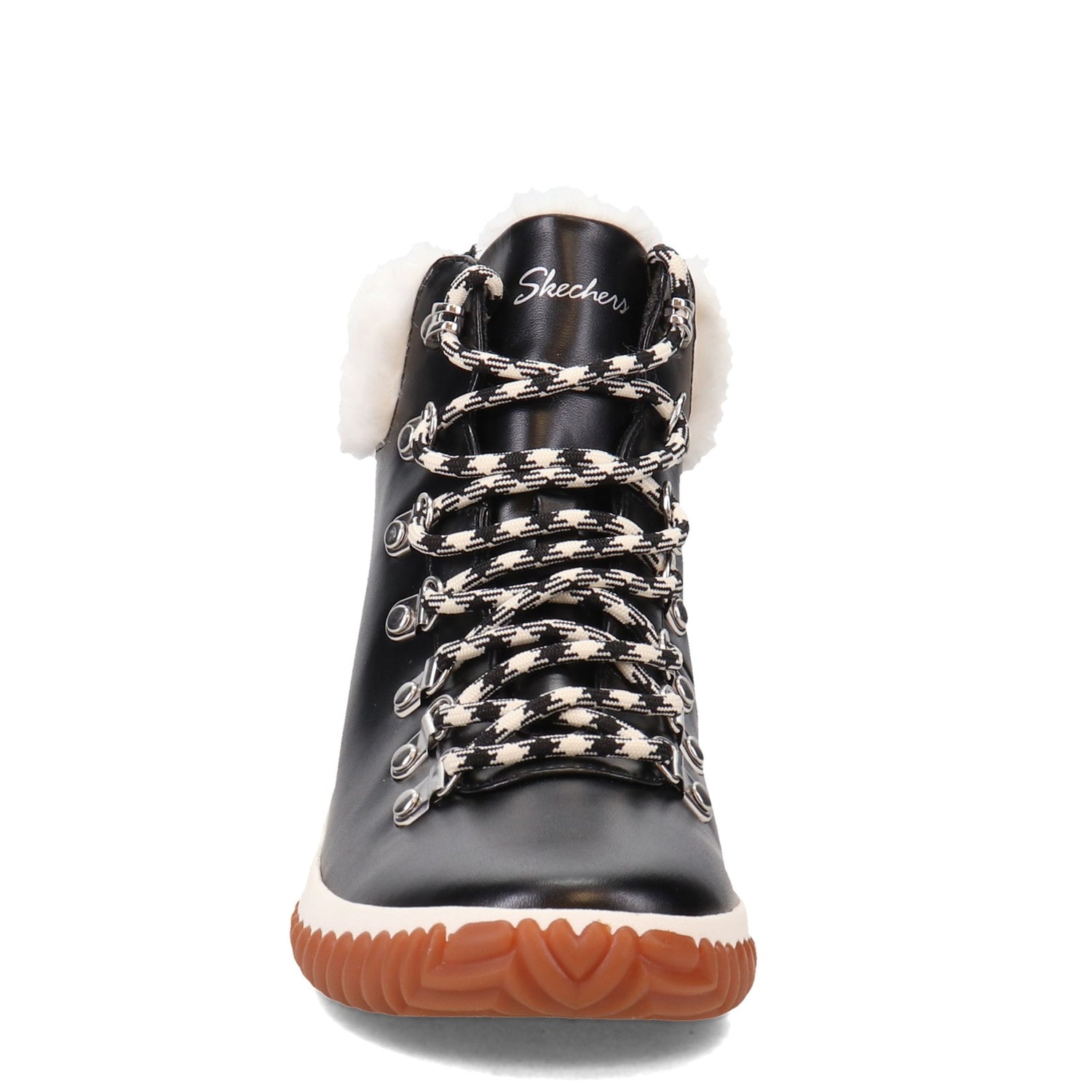 Peltz Shoes  Women's Skechers Jagged Pond No Regrets Boot Black 167334-BLK