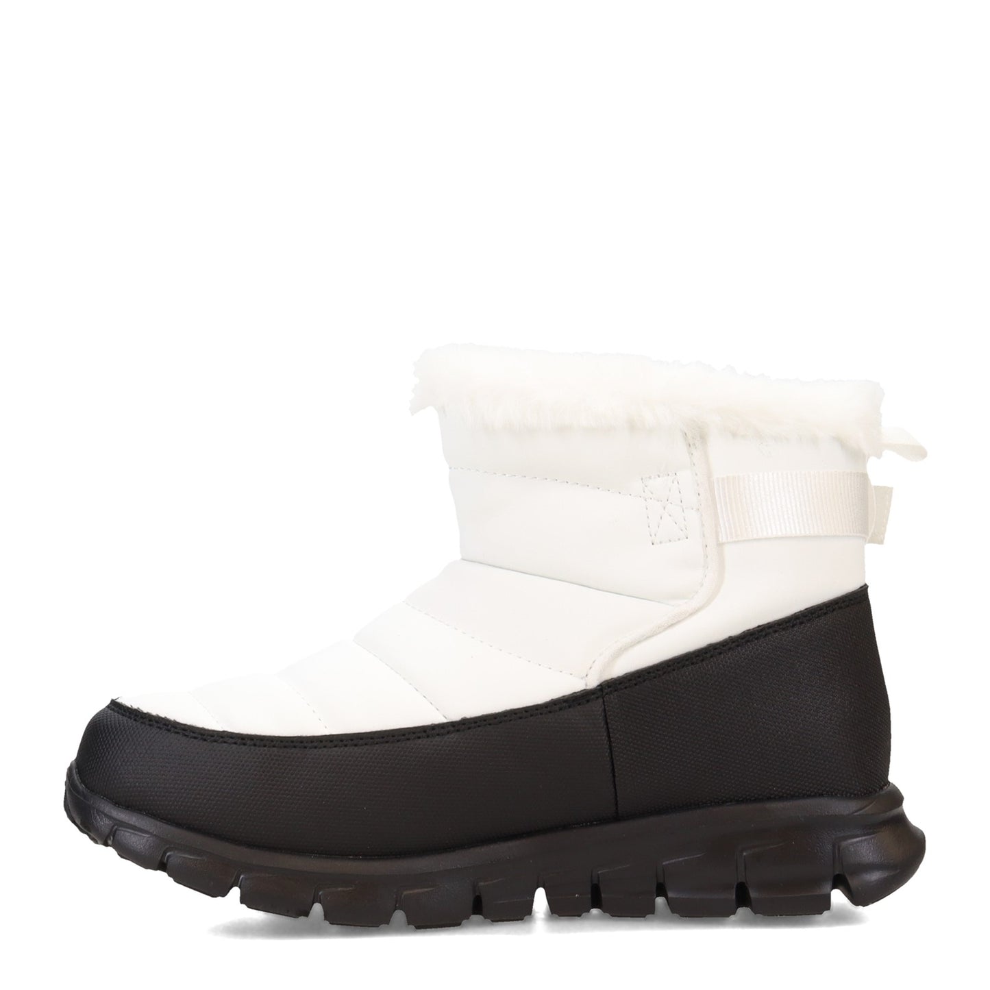 Peltz Shoes  Women's Skechers Synergy - Nocturne Boot White 167423-WBK