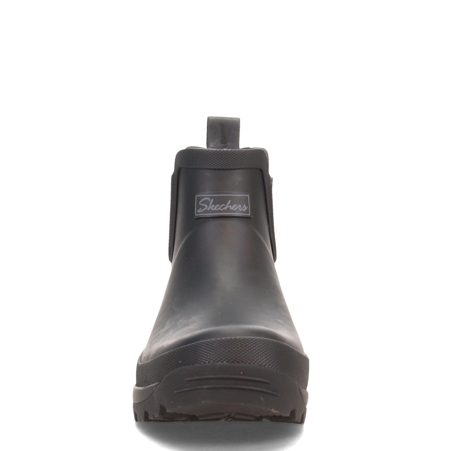 Peltz Shoes  Women's Skechers Rugged Rain Boot Black 167590-BBK