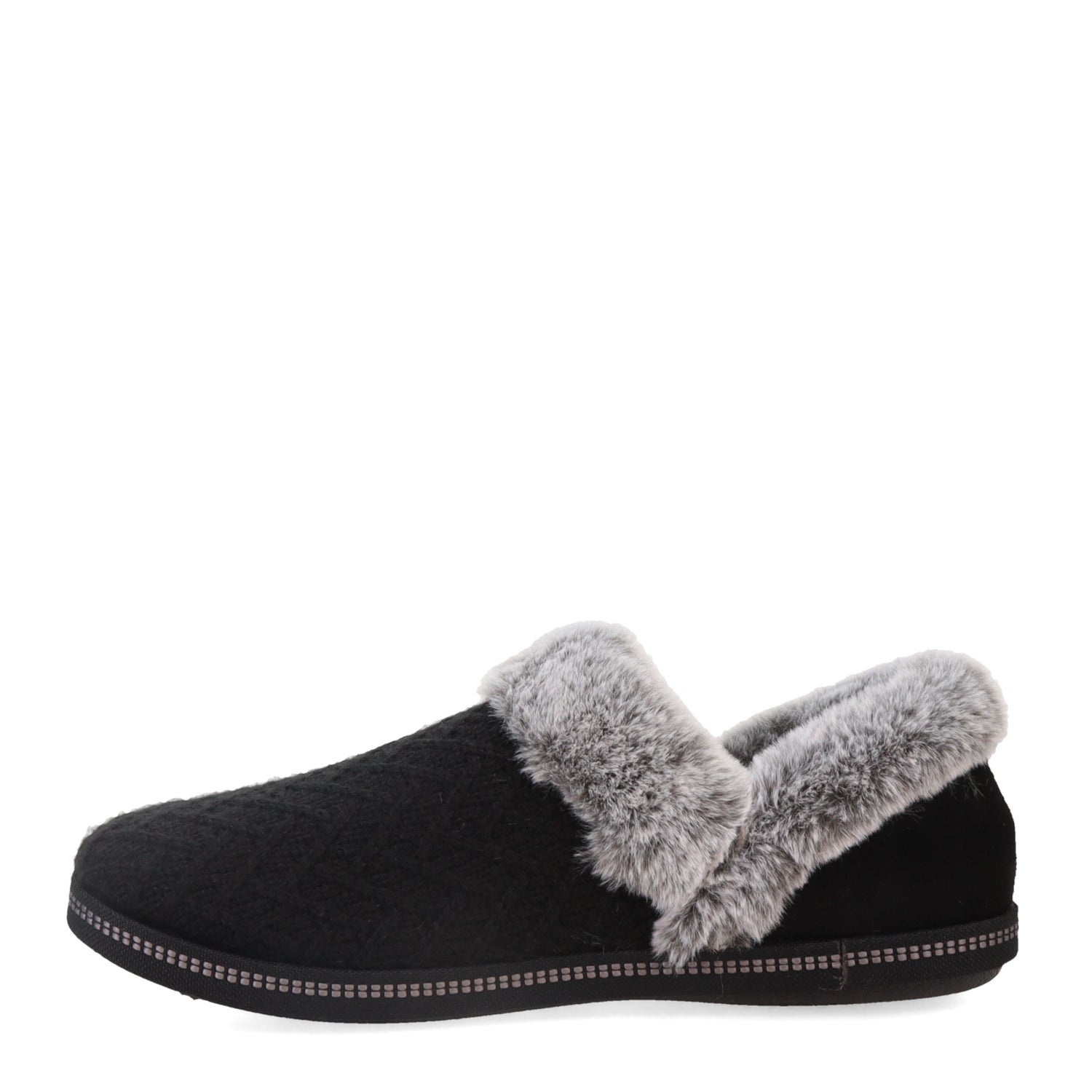 skechers faux fur slippers