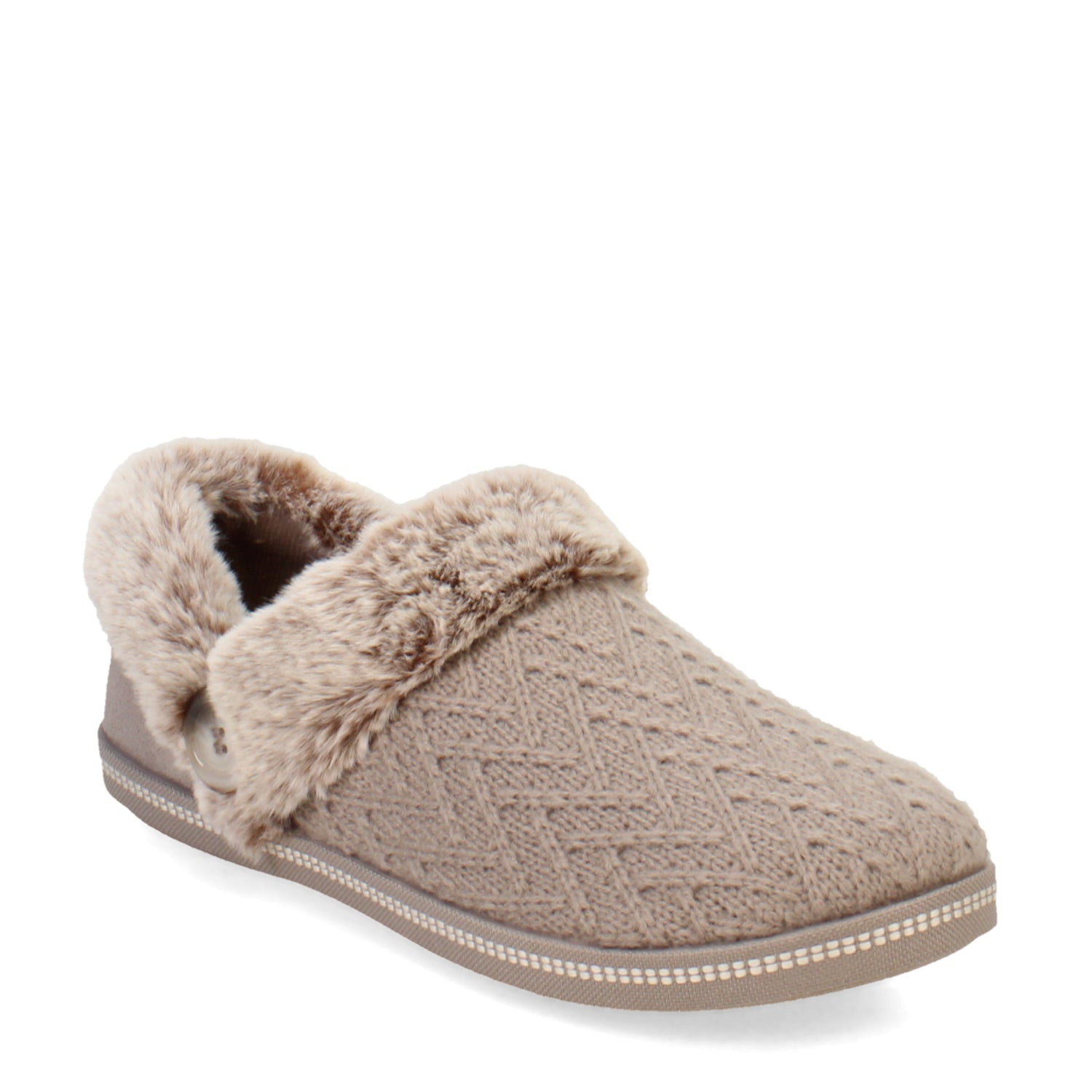 Peltz Shoes  Women’s Skechers Cozy Campfire - Girls Night In Slipper Taupe 167684-TPE