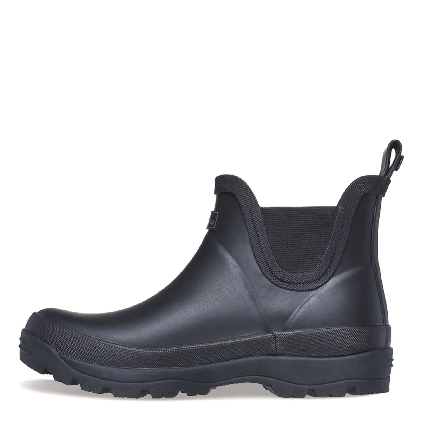Peltz Shoes  Women's Skechers Martha Stewart Rugged Rain Boot BLACK 167812-BBK