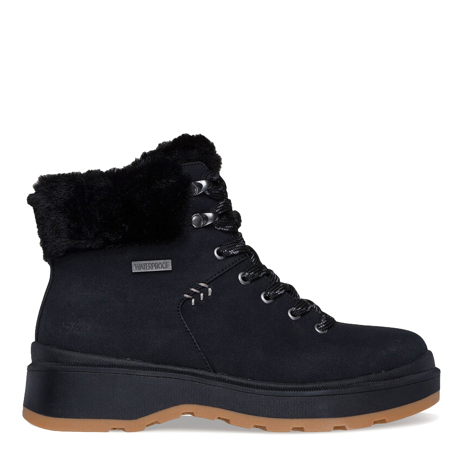 Women s Skechers Park City Boot Black Black M