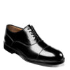 Peltz Shoes  Men's Florsheim Dailey Cap Toe Oxford BLACK 17057-01