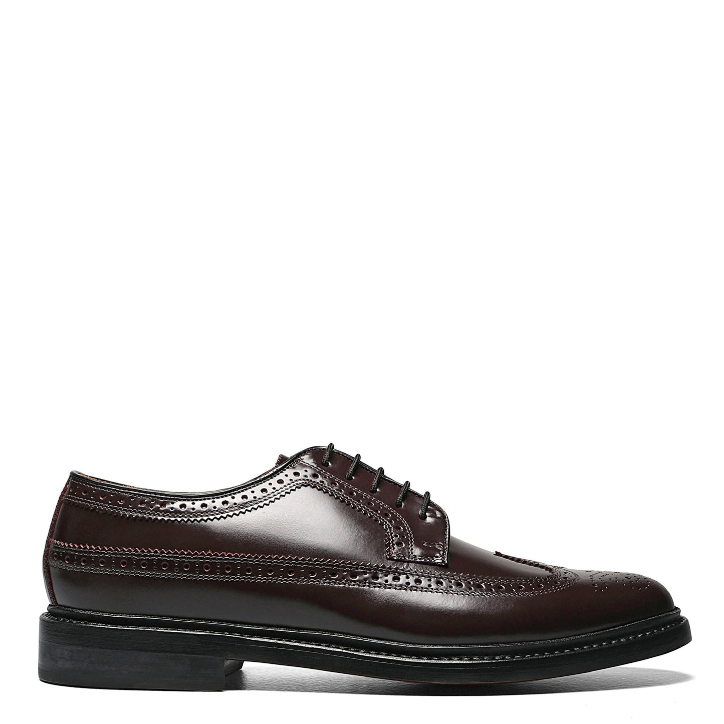Peltz Shoes  Men's Florsheim Kenmoor Wingtip Oxford BURGUNDY 17109-05