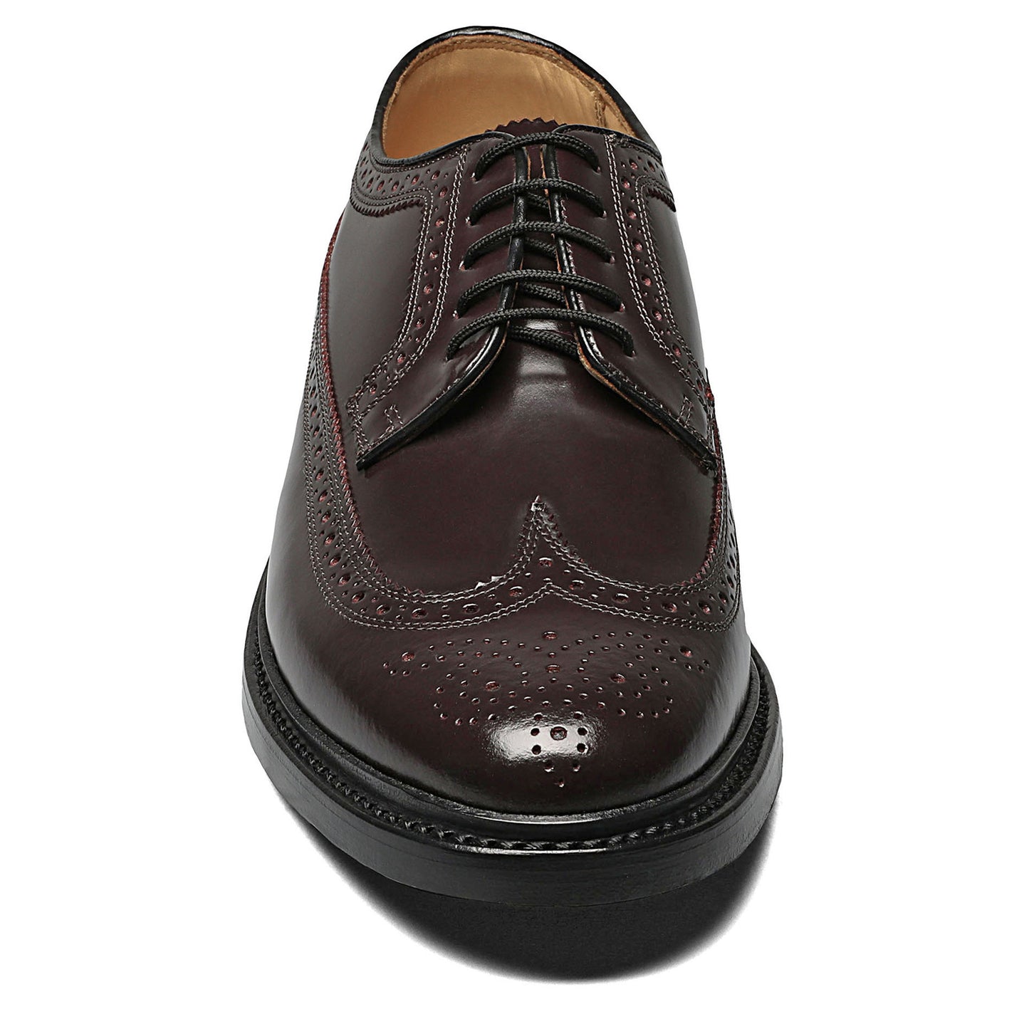 Peltz Shoes  Men's Florsheim Kenmoor Wingtip Oxford BURGUNDY 17109-05