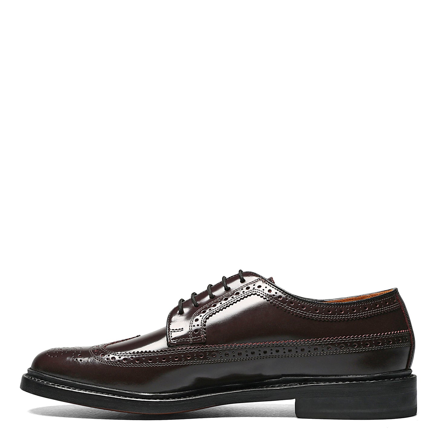 Peltz Shoes  Men's Florsheim Kenmoor Wingtip Oxford BURGUNDY 17109-05