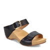 Peltz Shoes  Women's Dansko Tanya Sandal Black 1711-501600