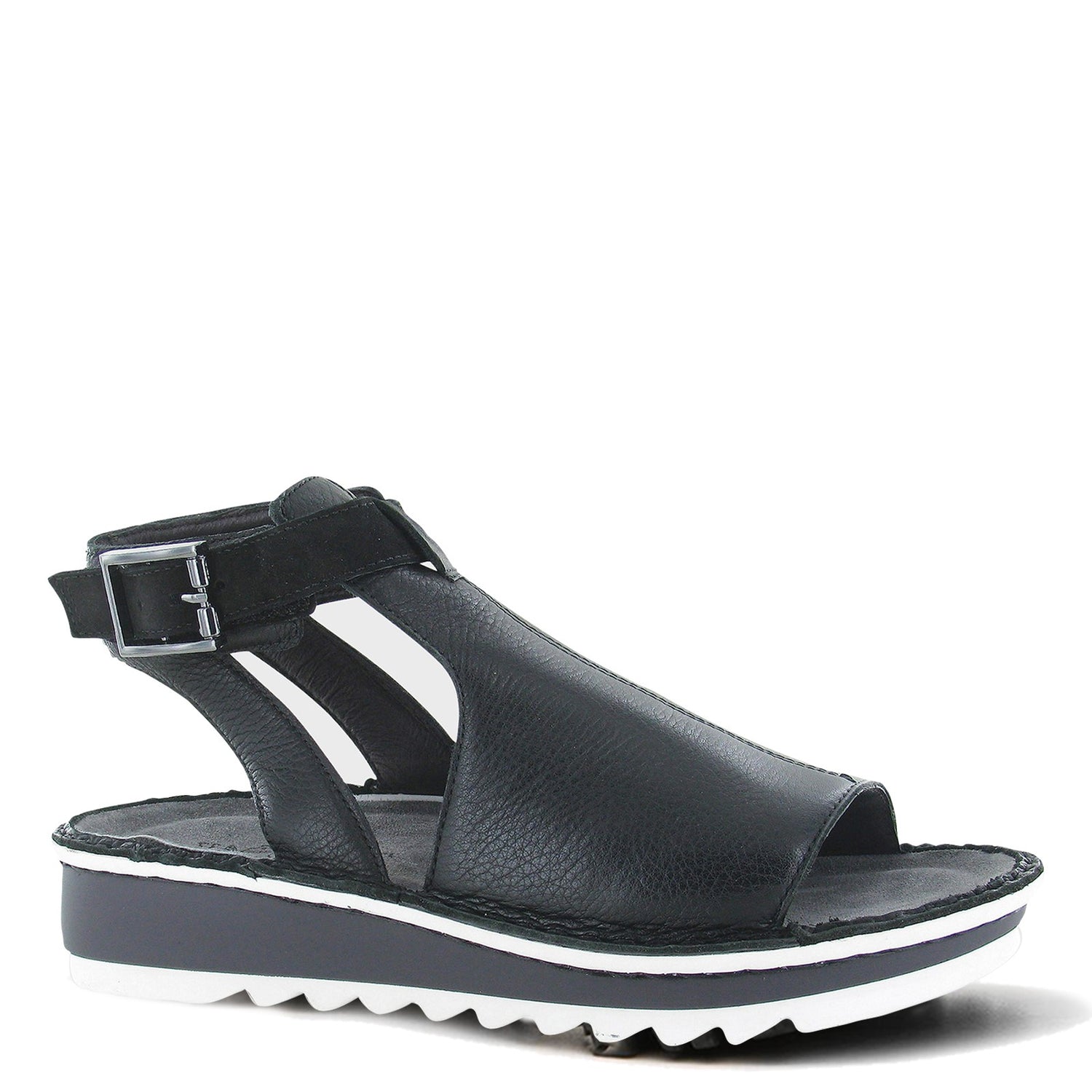 Peltz Shoes  Women's Naot Verbena Sandal Black 17115-NNA