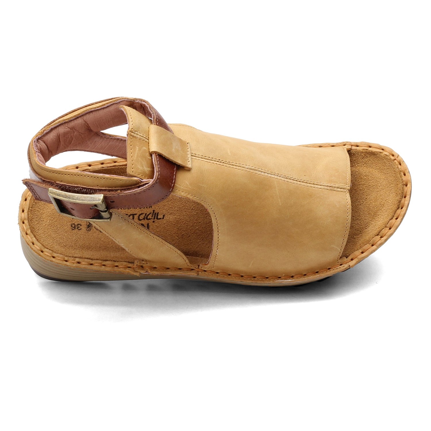 Peltz Shoes  Women's Naot Verbena Sandal BROWN 17115-SIA