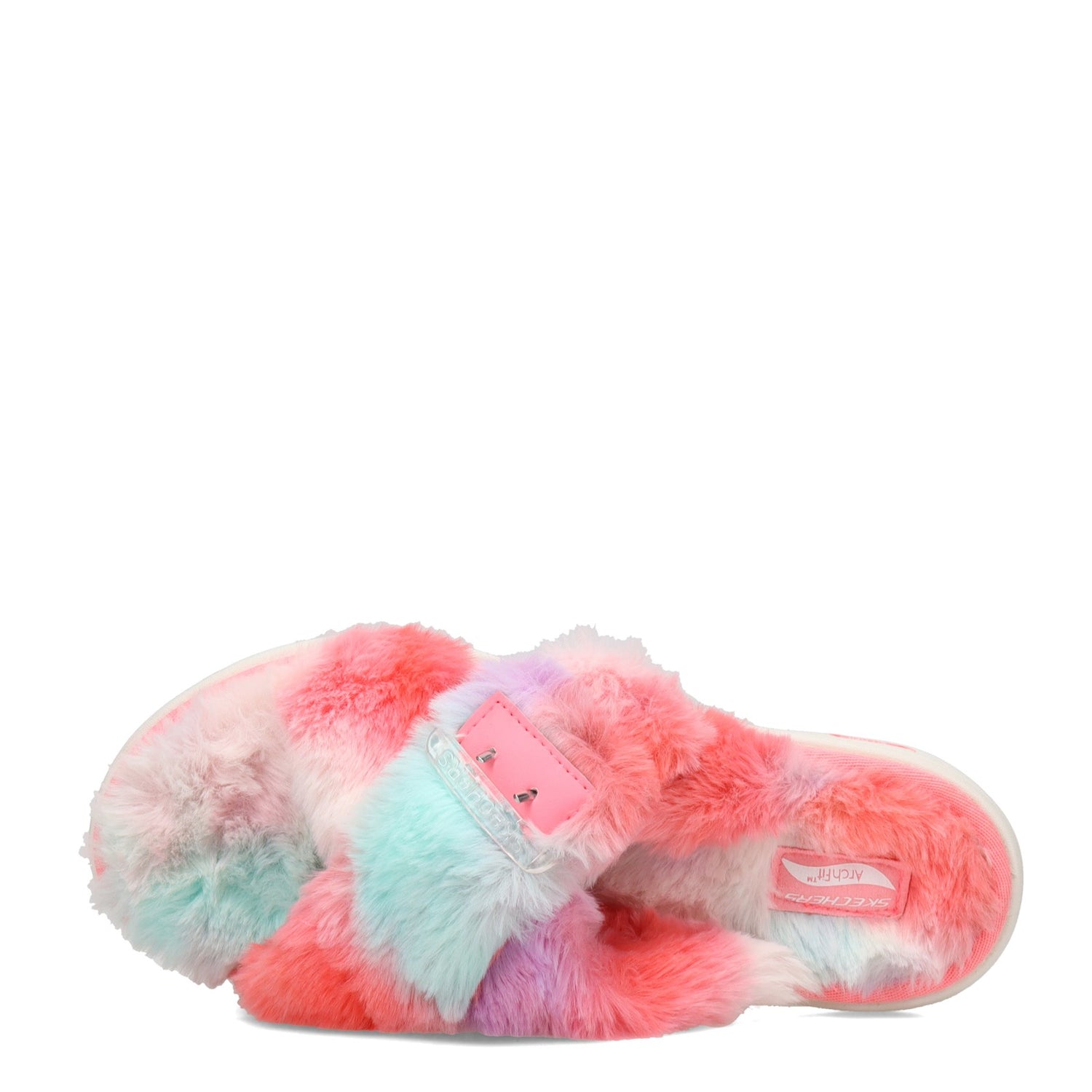 skechers fluffy sliders
