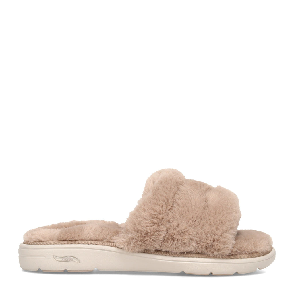 Women's Skechers GO Lounge: Arch Fit Lounge - Unwind Slide Taupe 175105-TPE
