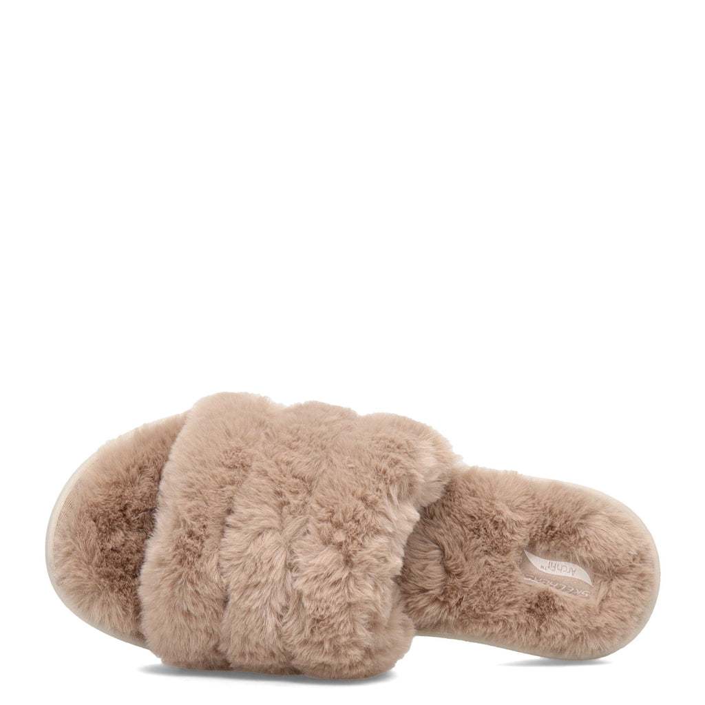 Women's Skechers GO Lounge: Arch Fit Lounge - Unwind Slide Taupe 175105-TPE