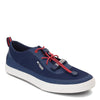 Peltz Shoes  Men's Columbia Dorado CVO PFG Boat Shoe - Wide Width NAVY WHITE RED 1767682-469