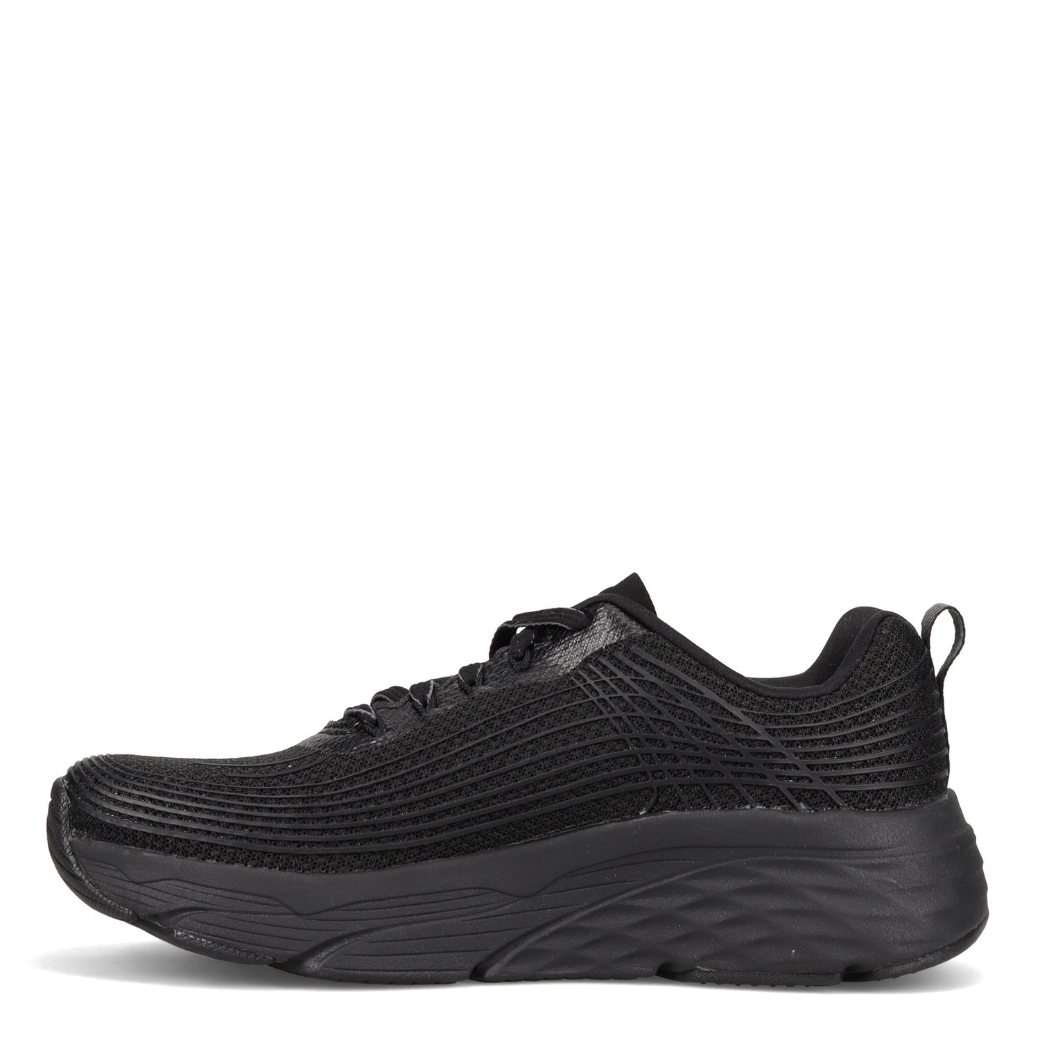 Peltz Shoes  Women's Skechers GOrun Max Cushioning Elite Sneaker BLACK 17693-BBK