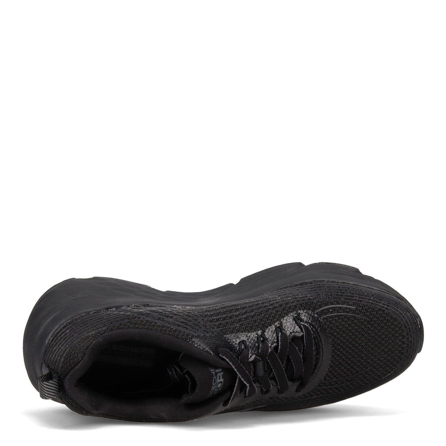 Peltz Shoes  Women's Skechers GOrun Max Cushioning Elite Sneaker BLACK 17693-BBK