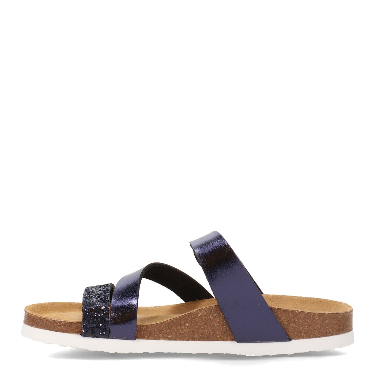 Peltz Shoes  Women's ara Felipa Sandal BLUE METALLIC 17703-02