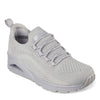 Peltz Shoes  Women's Skechers Street Uno - Everywear Sneaker Grey 177102-GRY