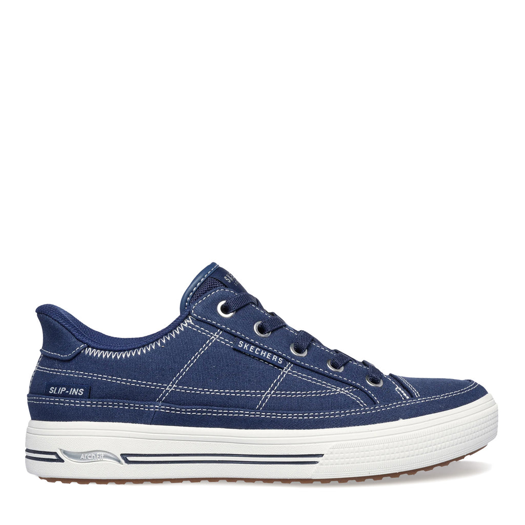 Women's Skechers Slip-ins: Arch Fit Arcade - See Ya There Sneaker NAVY 177197-NVY