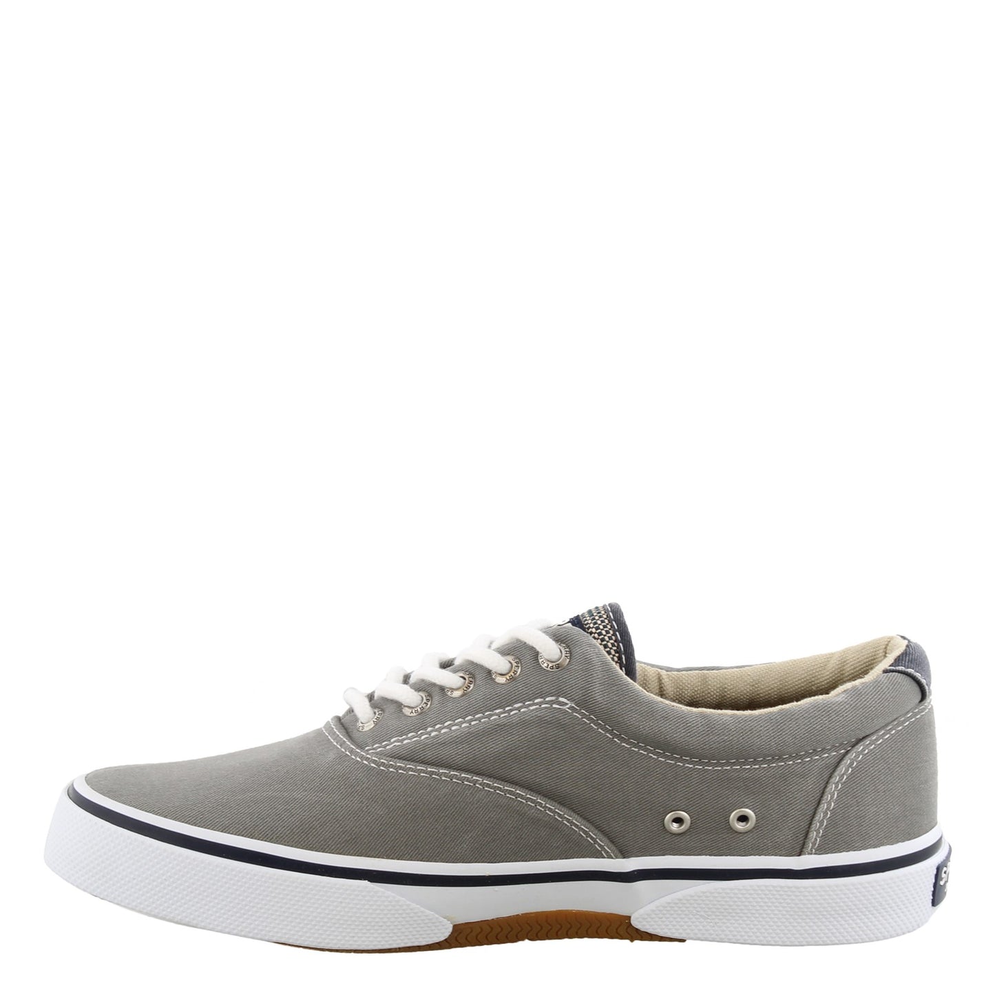 Peltz Shoes  Men's Sperry Halyard Sneaker GRAY 1772706