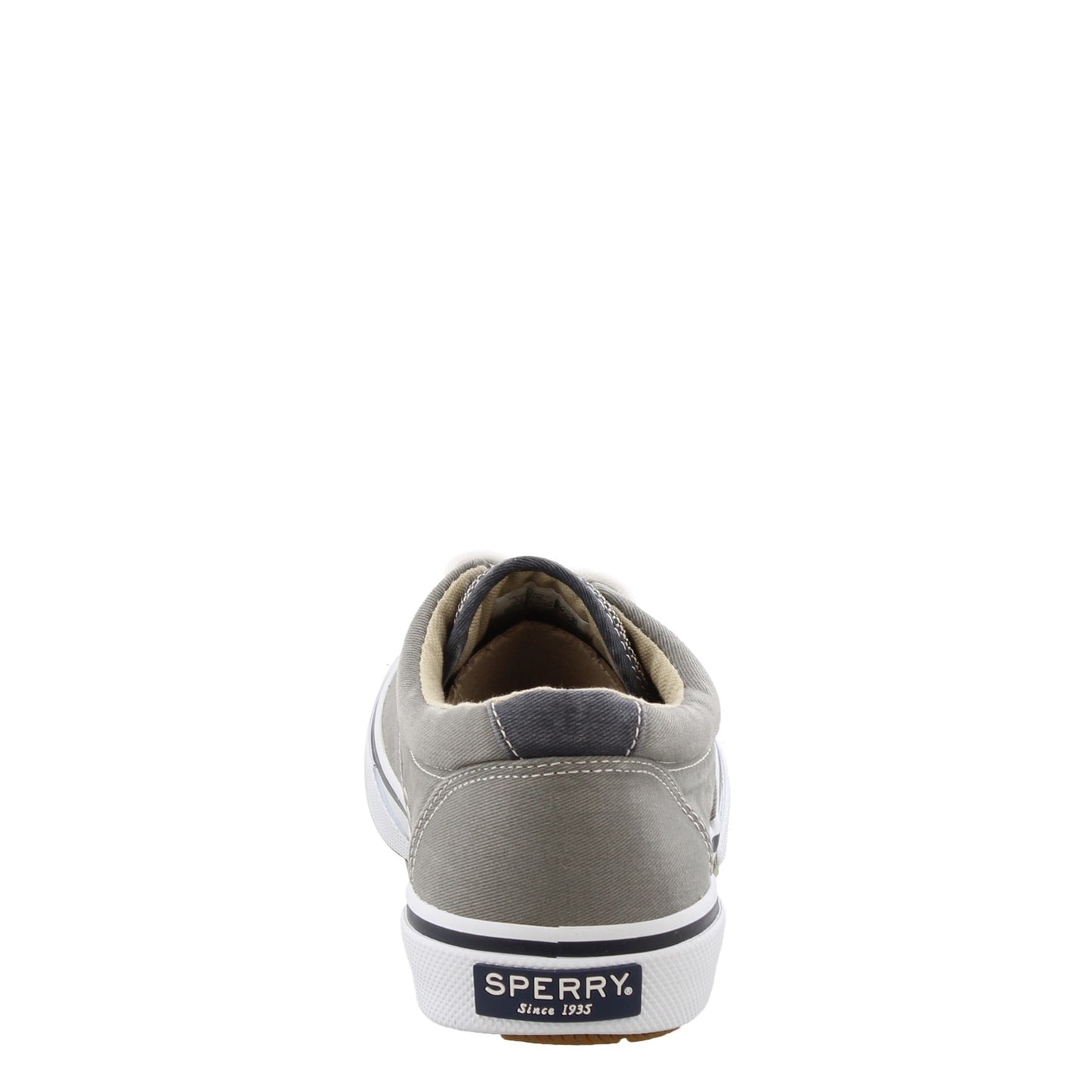 Peltz Shoes  Men's Sperry Halyard Sneaker GRAY 1772706