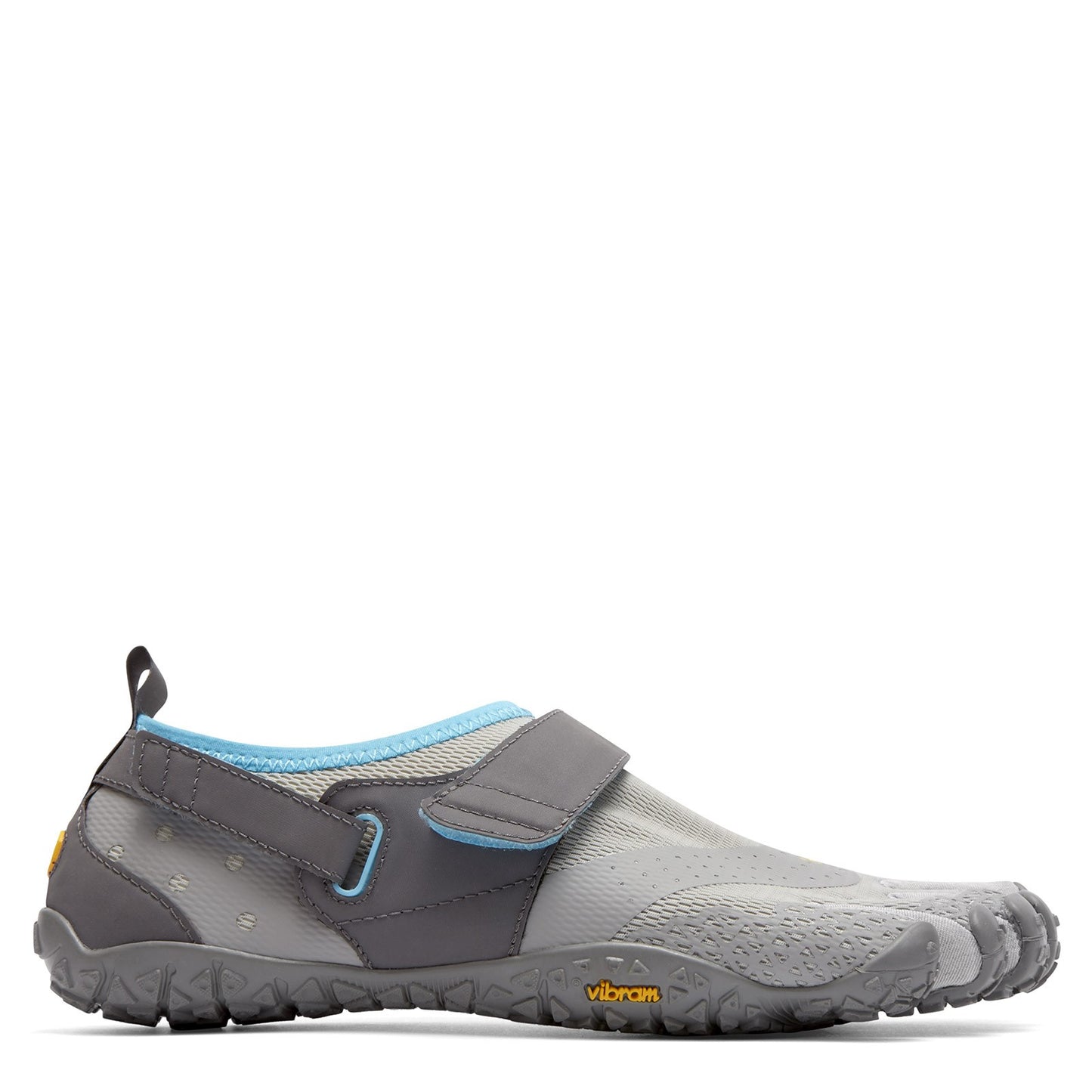 Peltz Shoes  Women's Vibram Five Fingers V-Aqua Water Shoe GREY BLUE 18W7303