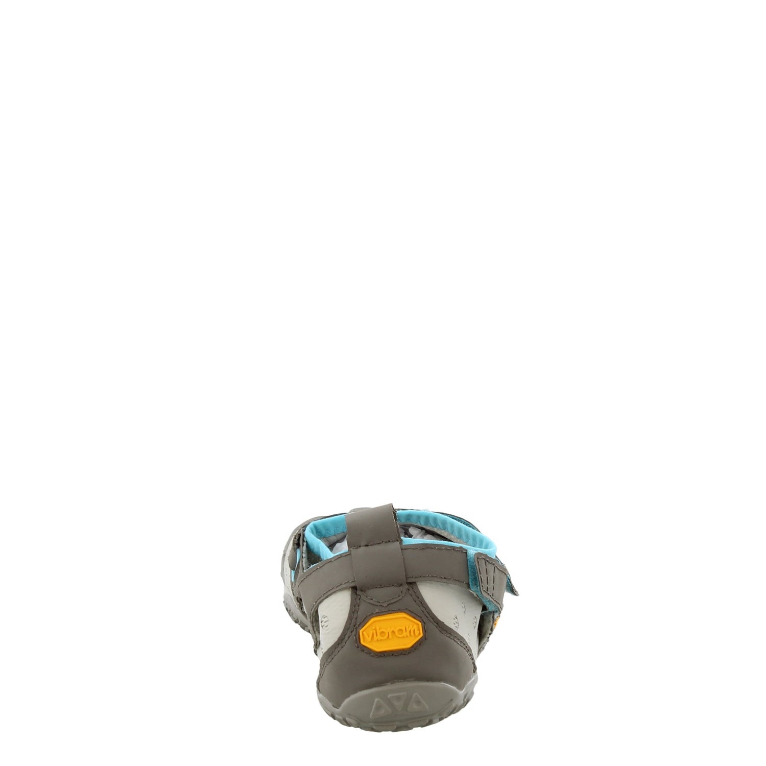 Peltz Shoes  Women's Vibram Five Fingers V-Aqua Water Shoe GREY BLUE 18W7303