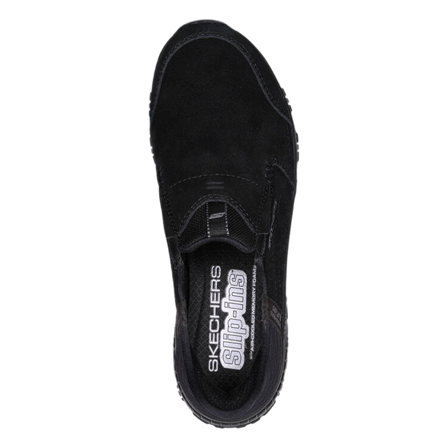 Peltz Shoes  Women's Skechers Slip-ins: Hillcrest - Sunapee Sneaker BLACK 180016-BBK
