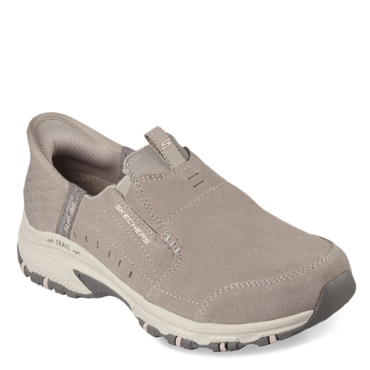 Peltz Shoes  Women's Skechers Slip-ins: Hillcrest - Sunapee Sneaker TAUPE 180016-TPE