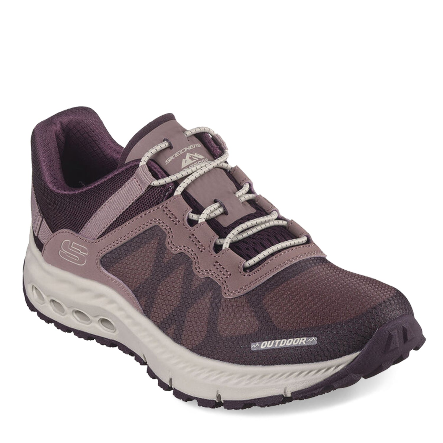 Peltz Shoes  Women's Skechers Glide-Step Breeze Hiking Shoe MAUVE 180152-MVE