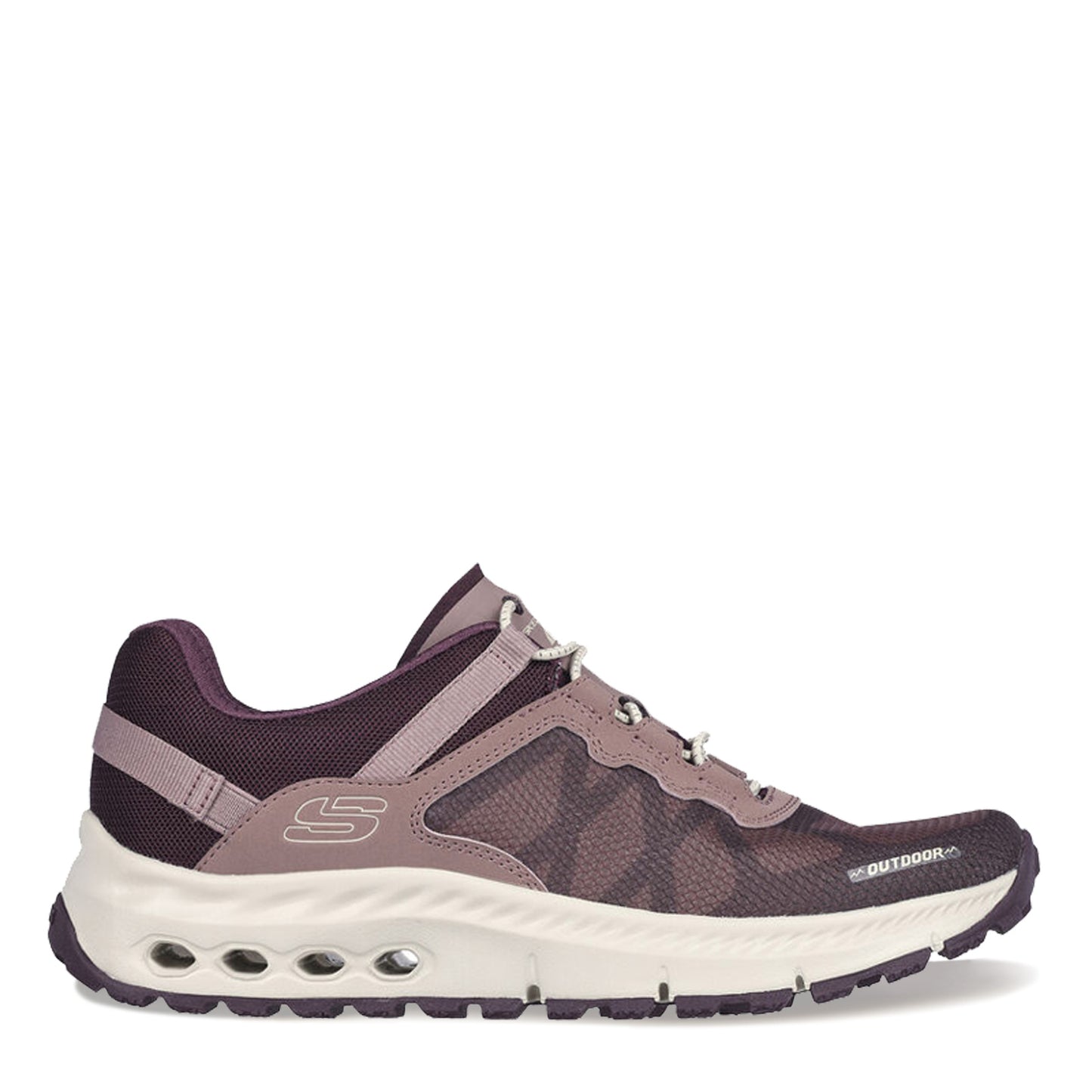 Peltz Shoes  Women's Skechers Glide-Step Breeze Hiking Shoe MAUVE 180152-MVE