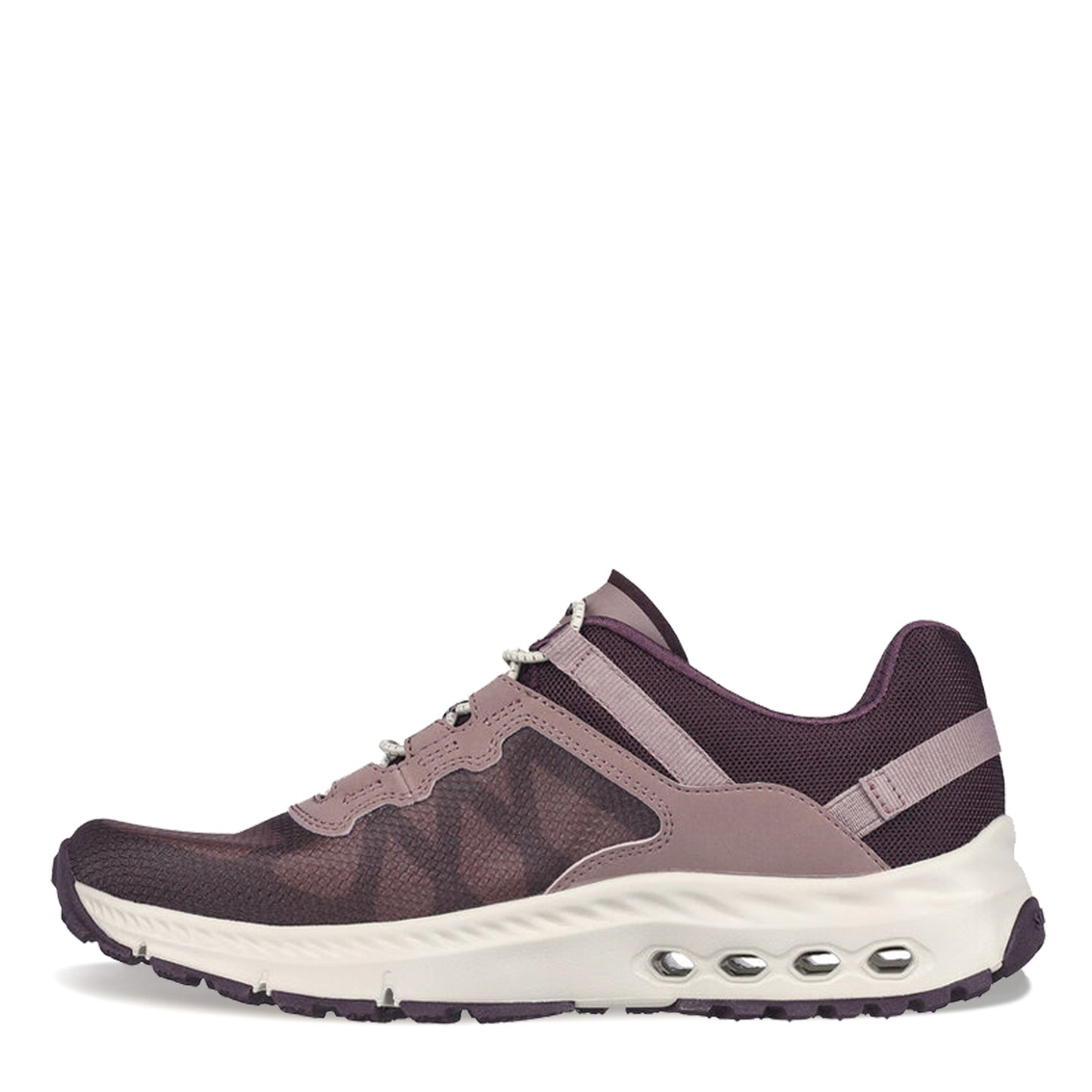 Peltz Shoes  Women's Skechers Glide-Step Breeze Hiking Shoe MAUVE 180152-MVE