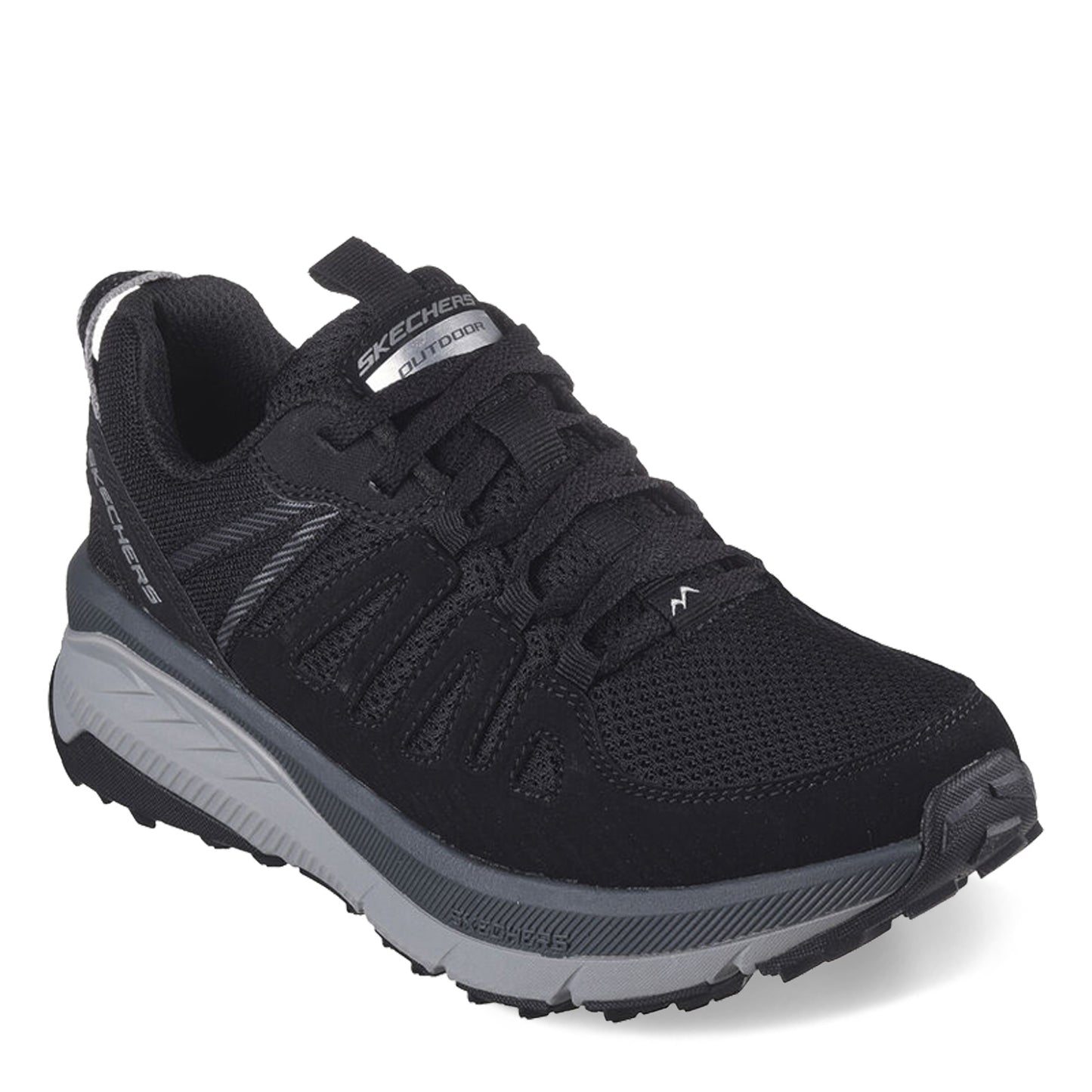 Peltz Shoes  Women's Skechers Switch Back – Cascades Hiking Sneaker BLACK MULTI 180162-BKCC