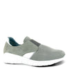 Peltz Shoes  Women's Naot Intrepid Slip-On Sneaker Grey/Beige/Silver 18017-NPA