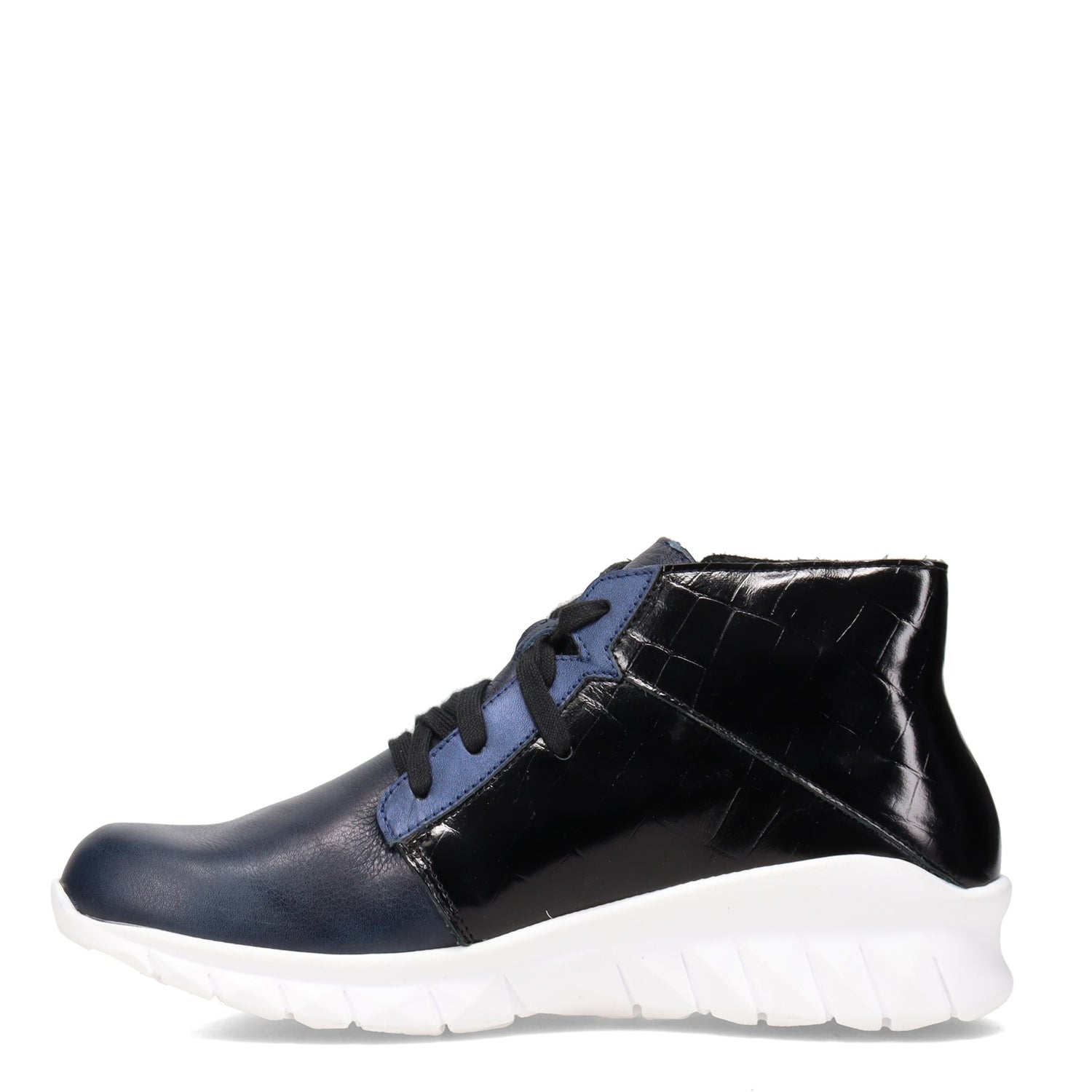 Peltz Shoes  Women's Naot Polaris Sneaker Ink/Black 18022-PEW