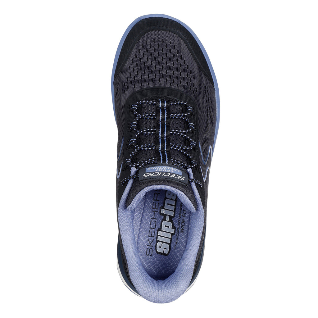 Women's Skechers Slip-ins: Glide-Step Sole Walking Shoe BLACK 180272-BKBL