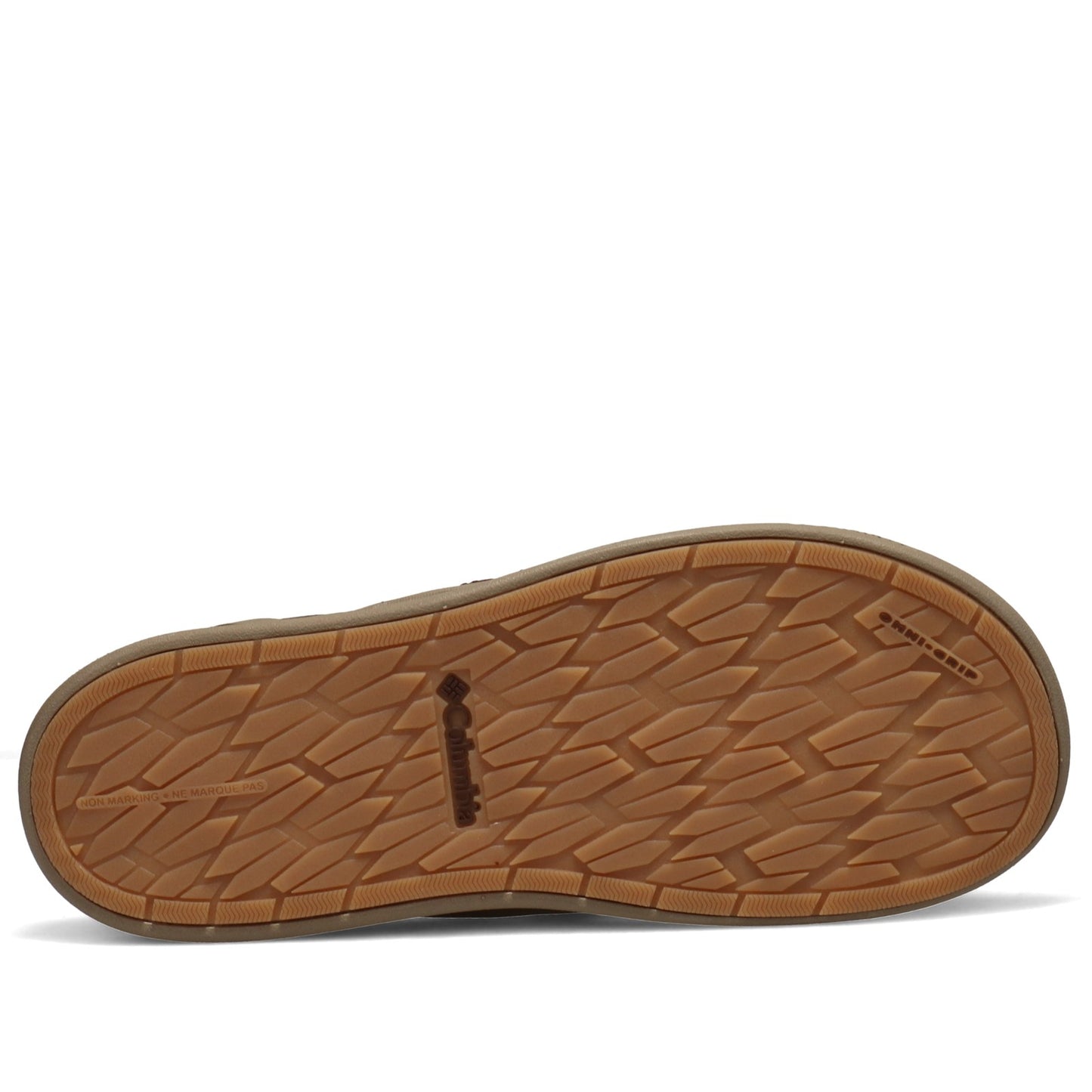 Peltz Shoes  Men's Columbia Rostra PFG II Leather Sandal TOBACCO 1889171-256