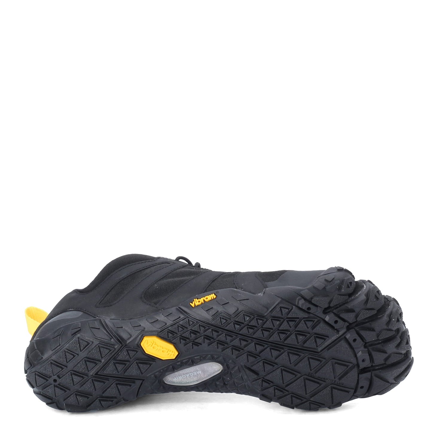 Peltz Shoes  Men's Vibram FiveFingers V-Trail 2.0 Running Shoe BLACK YELLOW 19M7601