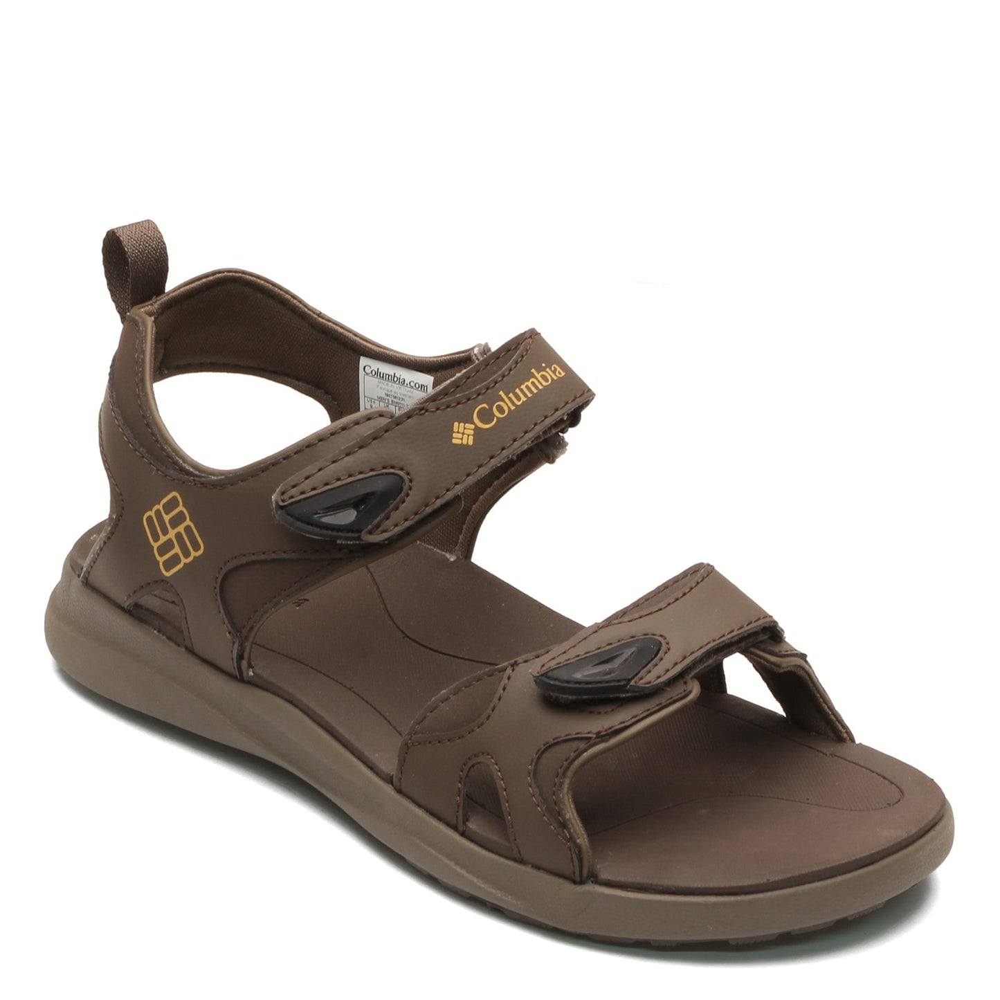 Peltz Shoes  Men's Columbia 2 Strap Sandal CORDOVAN 1907061-231