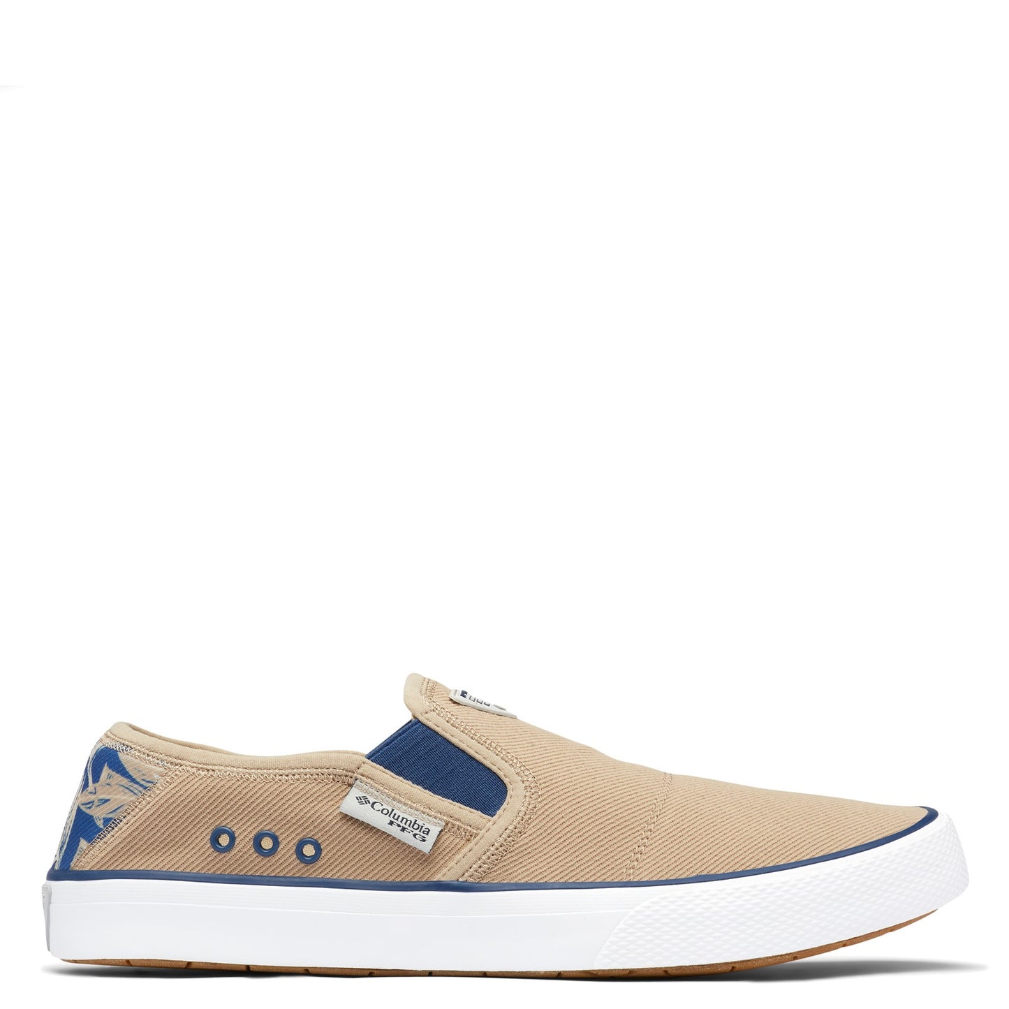 Peltz Shoes  Men's Columbia Slack Tide Slip-On PFG Sneaker TAN 1939951-217