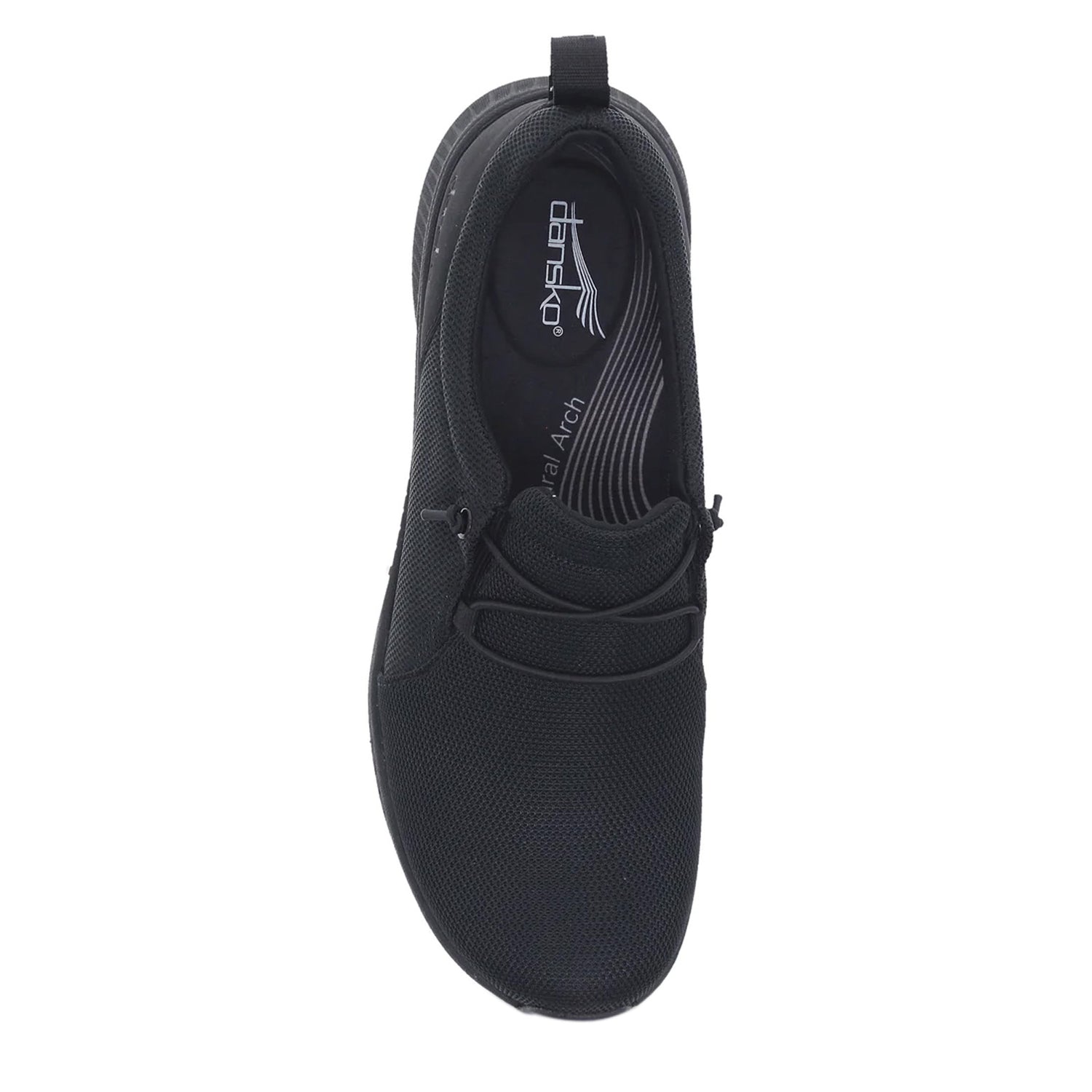 Peltz Shoes  Women's Dansko Marlee Non-Slip Sneaker Black Mesh 1945-470202