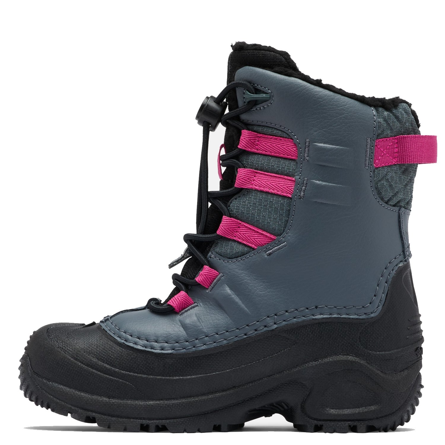 Peltz Shoes  Kid's Columbia Bugaboot Celsius Boot - Little Kid & Big Kid GREY PINK 1945701-054
